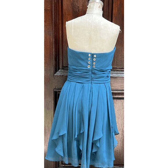 David's Bridal Strapless Formal Strapless Fairy Dress - Size 12 - Picture 2 of 11